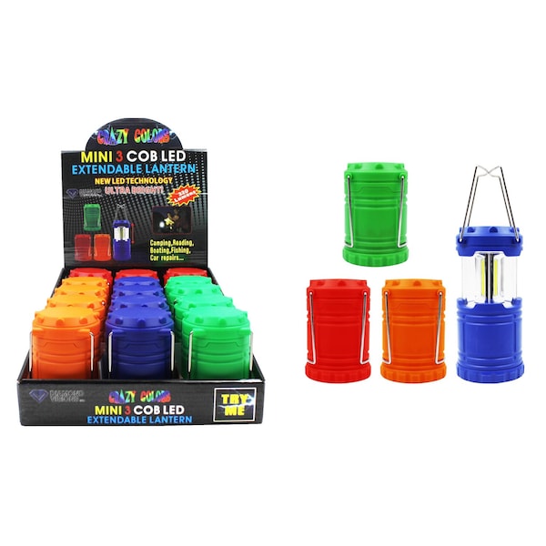 Diamond Visions Diamond Visions 220 lm Assorted LED Extendable Lantern 08-1910 - main